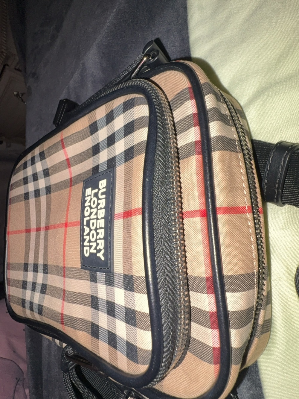Burberry Beige Vintage Check Crossbody Bag - Picture 7 of 12